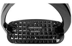 Tech Stirrups Venice Dressage Sloped kouluturvajalustimet, musta/musta