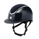 Charles Owen Kylo Gloss MIPS-ratsastuskypärä aurinkolipalla, navy/silver crystal, koko 55–58cm