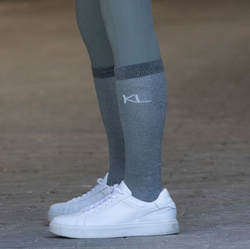 Kingsland Lea Glitter Show Socks 2-pack, musta ja beige