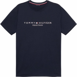 Tommy Hilfiger Williamsburg Graphik unisex T-paita, tummansininen
