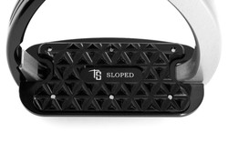 Tech Stirrups Venice Sloped Evo turvajalustimet, black/titanium