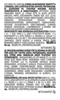 Iced Green Tea Lemon