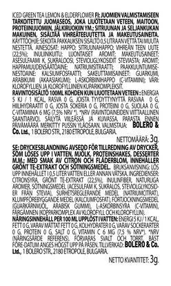 Iced Green Tea Sitruuna & Seljankukka / Lemon & Elderflower