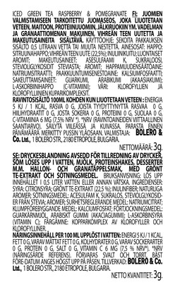 Iced Green Tea Raspberry & Pomegranate