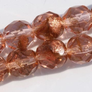 Fasettihiottu 8 mm kultahippu