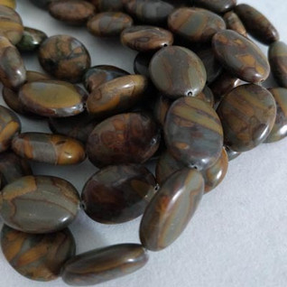 Bambujaspis ovaali 20x15  mm