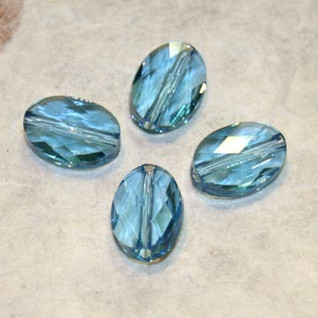 Swarovski ovaali kristalli aqua