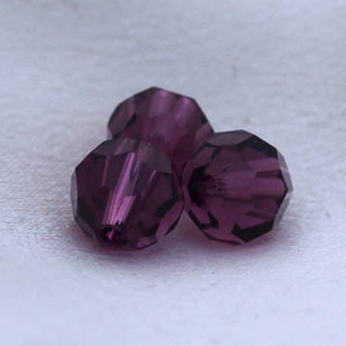 Swarovski 6mm pyöreä ametisti