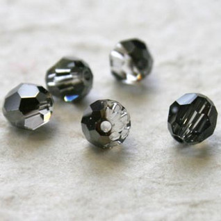 Swarovski 6mm pyöreä harmaa