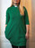 Green tunic with tab collar