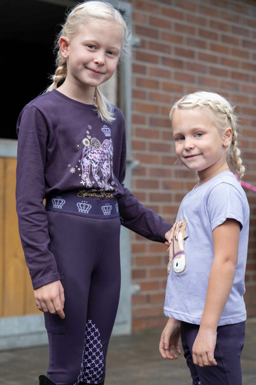 Ratsastuslegginsit Lola tumma lila