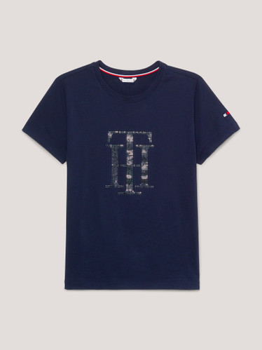 T-Paita Rhinestone sininen
