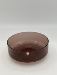 Efterrättskål i-glas 307 Timo Sarpaneva, vinröd