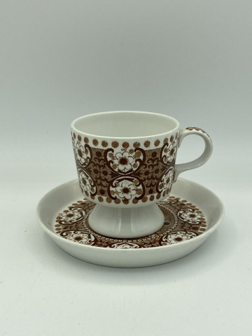 Ali kahvikuppi, ruskea