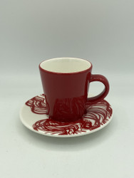 Graphics espressokuppi, punainen