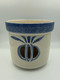 Pentik large onion jar, blue