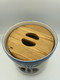 Pentik large onion jar, blue