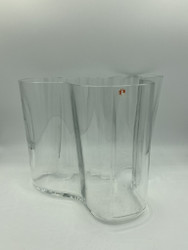 Alvar Aalto vase 3030, clear SIGNED
