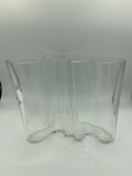 Alvar Aalto vase 3030, clear SIGNED