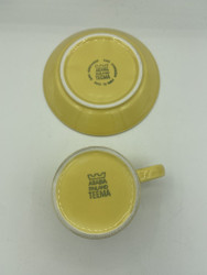 Teema kahvikuppi 15cl, keltainen