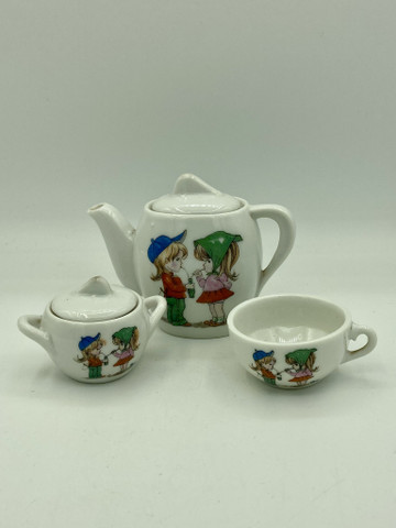 Miniature tableware Girl and Boy