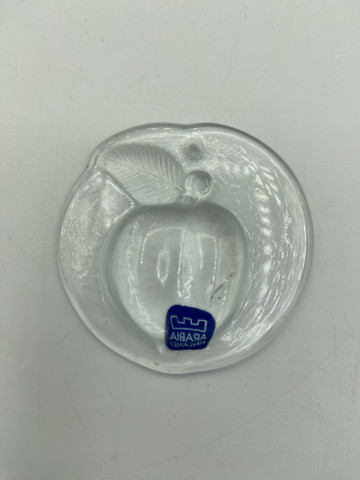 Nuutajärvi Glass ornament, apple