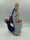 Lomonosov fish carafe, blue
