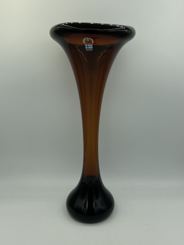 Kalla vase, brown