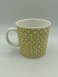 Square yellow mug