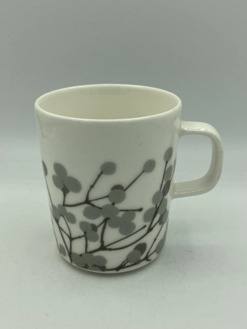 Marimekko Lumimarja muki, harmaa