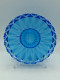Nuutajärven lasi old glass plate, blue