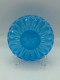 Nuutajärven lasi old glass plate, blue