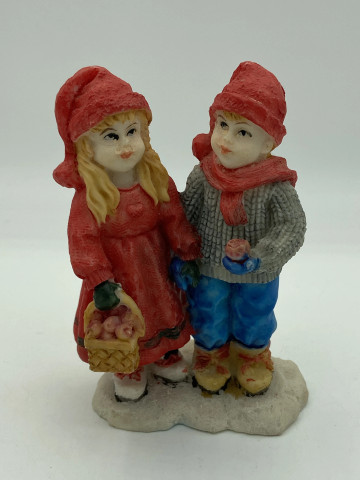 Tyttö ja poika figuuri