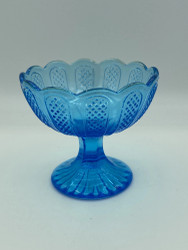 Nuutajärvi sugar bowl, light blue