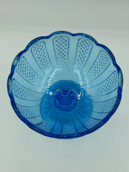 Nuutajärvi sugar bowl, light blue