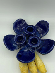 Pentik kaamoskivi candle holder and candles