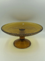 Grapponia serving plate, brown