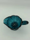Nuutajärvi creamer, peacock blue