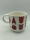 Aarikka Puisto mug Tonttu, red