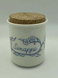 Spice jar Blue kitchen 