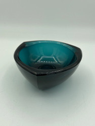 Kaj Franck Häränsilmä ash tray, peacockblue