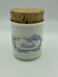 Spice jar Blue kitchen 