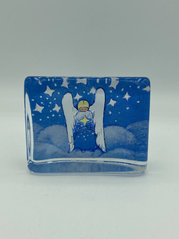 Glaskort I en ängels tankar 100mm