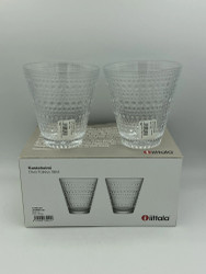 Kastehelmi tumblers x2 30cl, clear