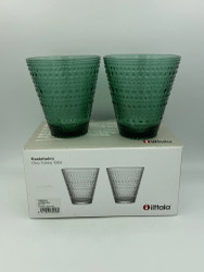 Kastehelmi tumbler x2 30cl, emerald green