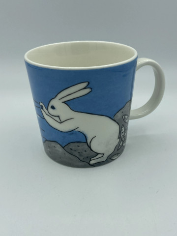 Bunny mug, fishing bunny