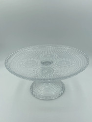 Grapponia serving plate, clear