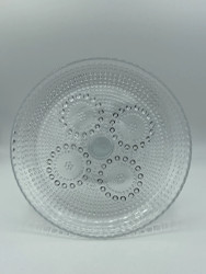 Grapponia serving plate, clear
