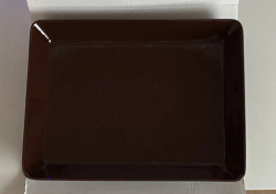 Teema platter 24x32cm, brown