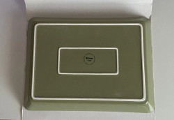 Teema platter 24x32cm, olivegreen